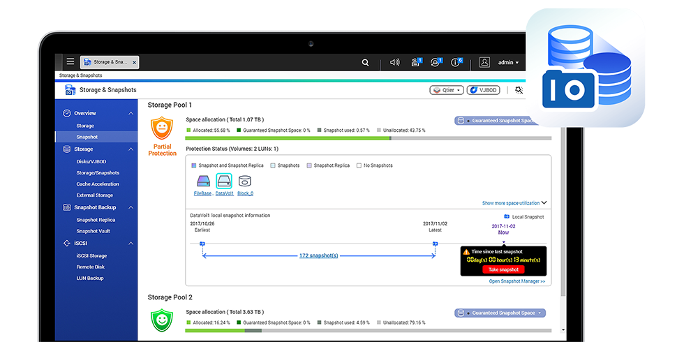 Proteja os dados contra malware com os Snapshots