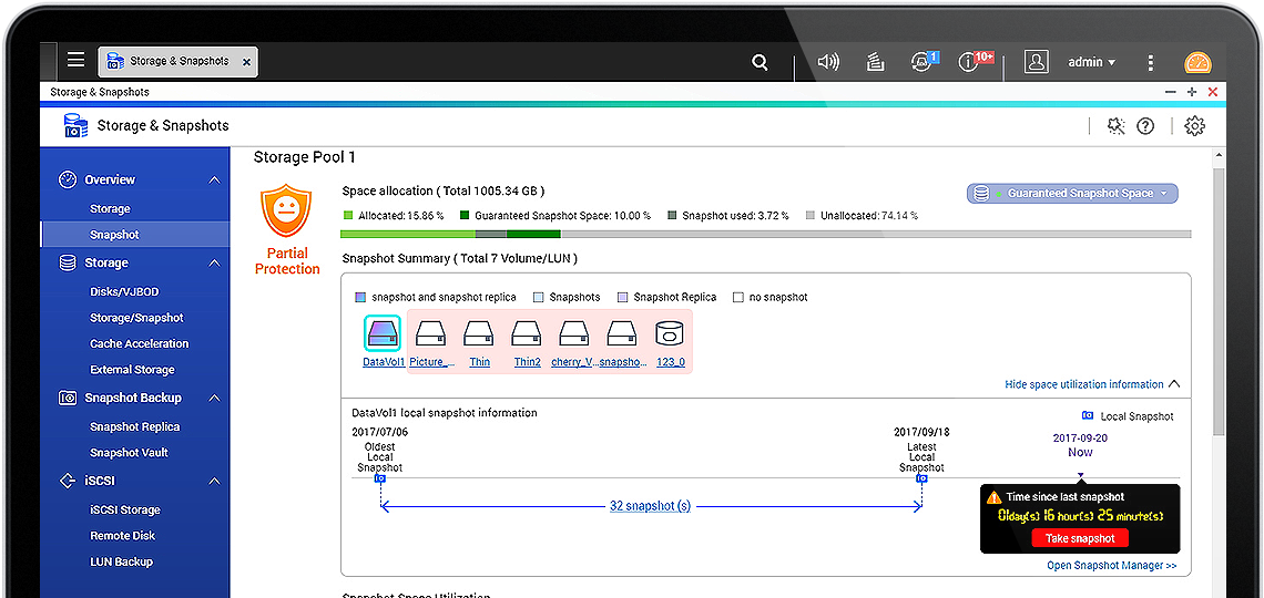 Proteja os dados contra malware com Snapshots