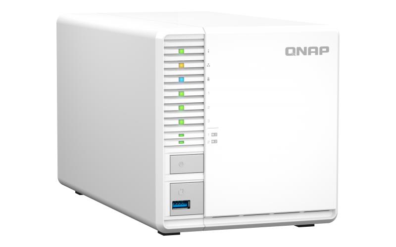 Qnap TS-364 com 3 baias para RAID 5