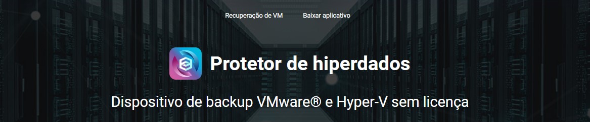 Solução de backup de VM de 2,5 GbE de alta velocidade