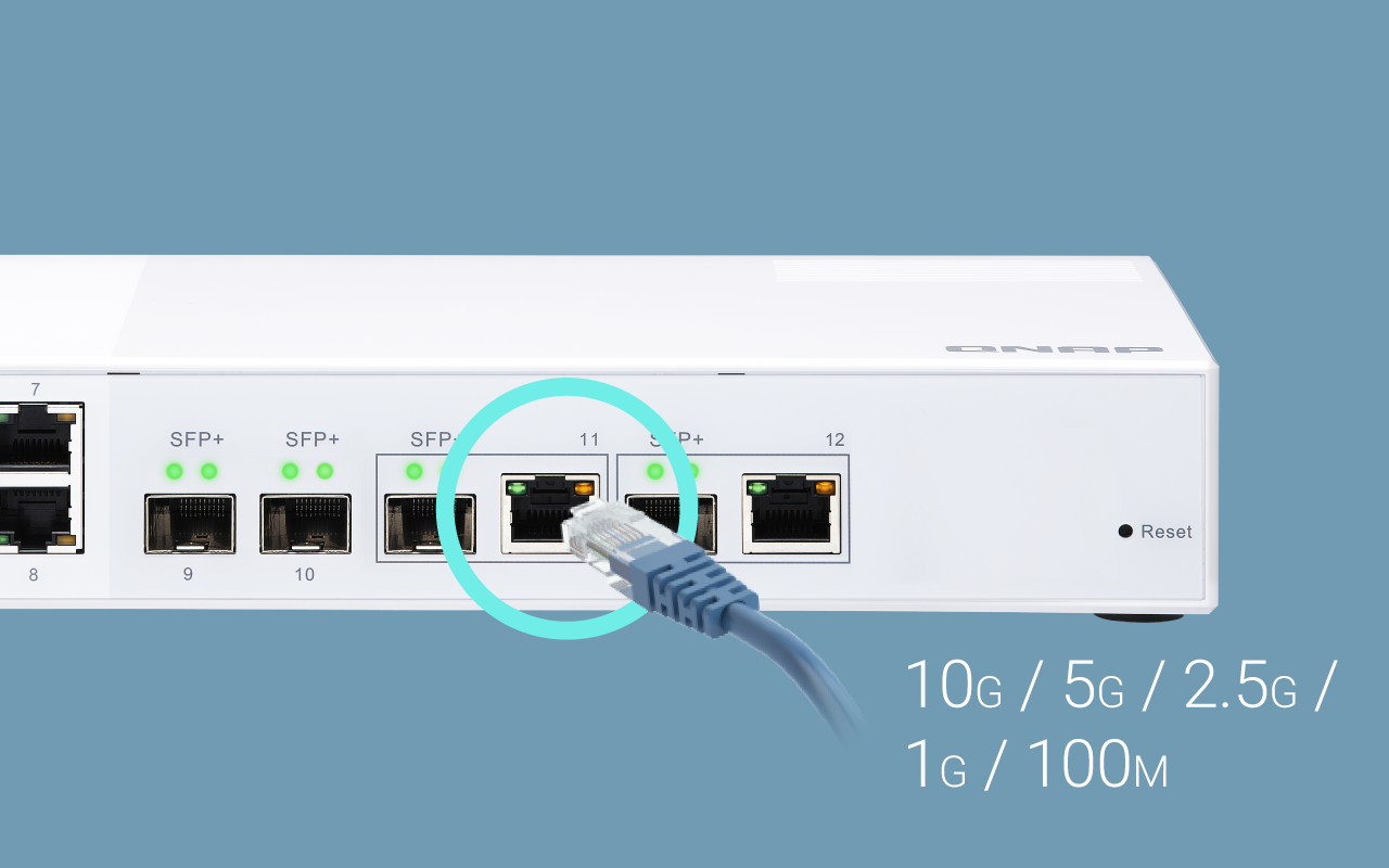 Velocidades mais rápidas usando cabos existentes com 10GBASE-T e NBASE-T