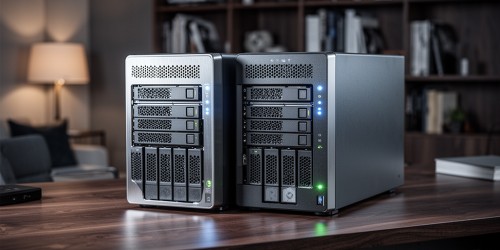Soluções de Armazenamento Seguro NAS com QNAP e Synology;