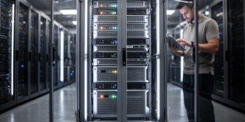 Ambientes Corporativos com Storages Infotrend e QNAP;